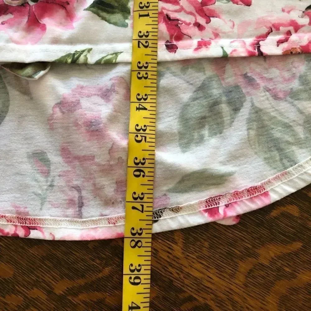 Show Me Your Mumu White and Pink Floral Short Robe